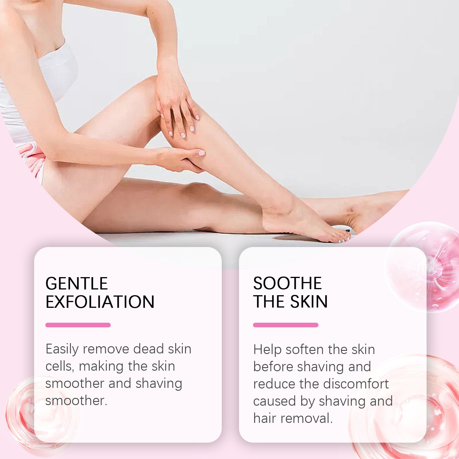 Hair Removal Pre-Shaving Shaving Scrub